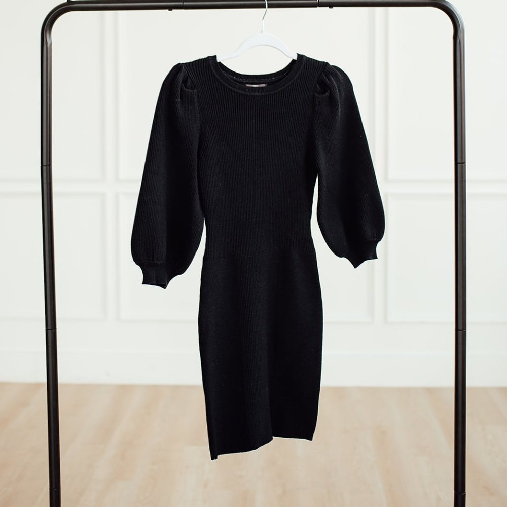 Brielle Puff Sweater Dress